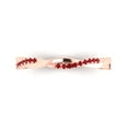 thumbnail image 1 of 0.16 ctw Wedding Band for Women - 18K Rose Gold Simulated Pink Tourmaline Stackable Eternity Ring, 1 of 6