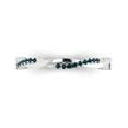 thumbnail image 1 of 0.16 ctw Wedding Band for Women - 18K White Gold Natural London Blue Topaz Stackable Eternity Ring, 1 of 6