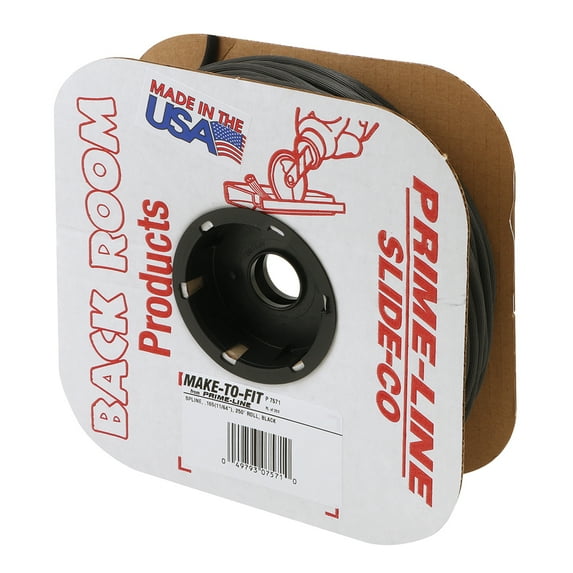 0.165 in. x 250 ft. Roll Black Spline