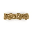 thumbnail image 1 of 0.17 ctw Wedding Band for Women - 18K Yellow Gold Simulated Champagne Diamond Stackable Eternity Ring, 1 of 6