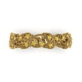 thumbnail image 1 of 0.17 ctw Wedding Band for Women - 18K Yellow Gold Simulated Yellow Diamond Stackable Eternity Ring, 1 of 6