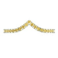 thumbnail image 1 of 0.1725 ctw Wedding Band for Women - 14K White Gold Natural Citrine Stackable Eternity Ring, 1 of 6