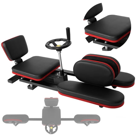 0-180° Adjustable Leg Stretcher, Split Stretcher with PU Leather Cushion, Leg Split Machine, Adductor Stretcher for Yoga, Ballet
