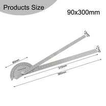 0-180 Degrees Protractor Angle Finder Ruler Adjustable Protractor Clear And Accurate Readings Durability And Wear Resistance