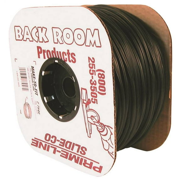 0.185 in. x 500 ft. Roll Black Vinyl Screen Spline