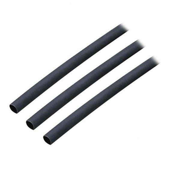 0.187 x 3 in. ALT Adhesive Lined Heat Shrink Tubing, Black - Pack of 3