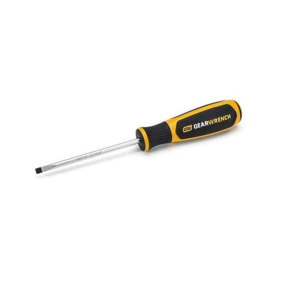 0.1875 x 4 in. Dual Material Slotted Screwdriver
