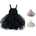 thumbnail image 1 of 0 18M Bodysuit Tutu Dress Baby Girl Romper Dress Toddler Solid Color Skirt Holidays Outfits Baby Girl Coverall 6-12 Months, 1 of 9