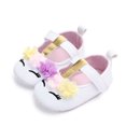 thumbnail image 1 of 0-18M Toddler Baby Girls Flower Shoes PU Leather Soft Sole Crib Shoes, 1 of 7