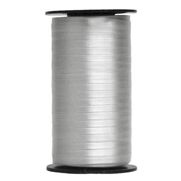 0.19 in. x 500 Yards Silver Curling Ribbon