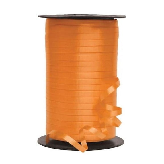 0.19 in. x 500 Yards Tropical Orange Curling Ribbon
