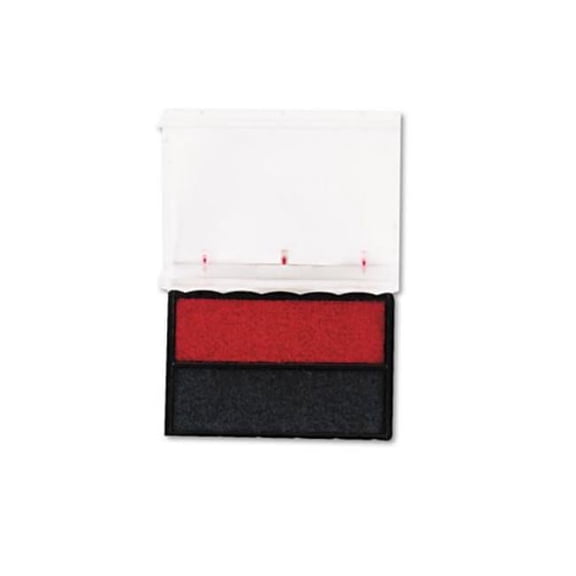 0.19 x 1 in. T4850 Printy Replacement Pad for Self-Inking Stamps, Blue & Red