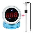 thumbnail image 1 of 0-190 Ohm Fuel Level Sensor+Fuel Level Gauge 52mm Digital Oil Tank Meter Indicator With Flash Alarm For Car Boat Motor ,Compact & Sturdy, 1 of 6