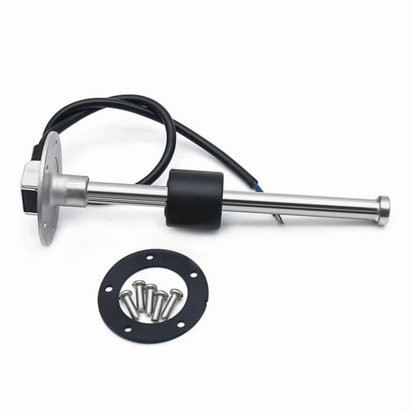 0-190 Ohms Fuel Level Sensor/Water Level A5 Sensor for Auto Car Boat Water Tank Level Indicator Fuel Level Gauge 150mm,1 x Oil float,Silver