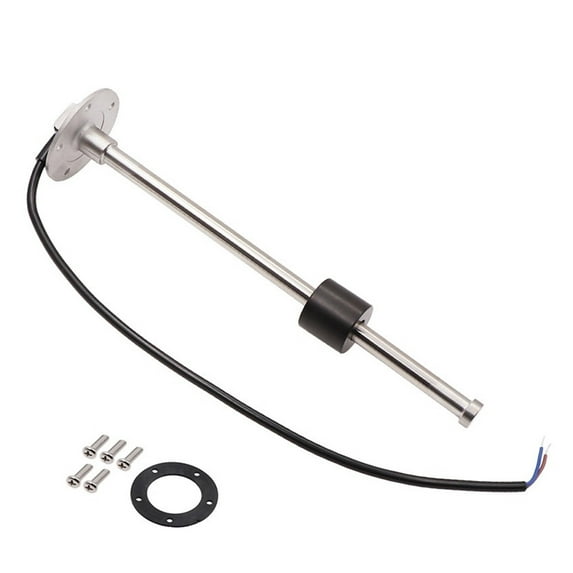 0~190ohm Fuel Level Sensor Waterproof IP67 Boat Car Water Level / Fuel Level Gauge With Alarm ,Compact & Sturdy