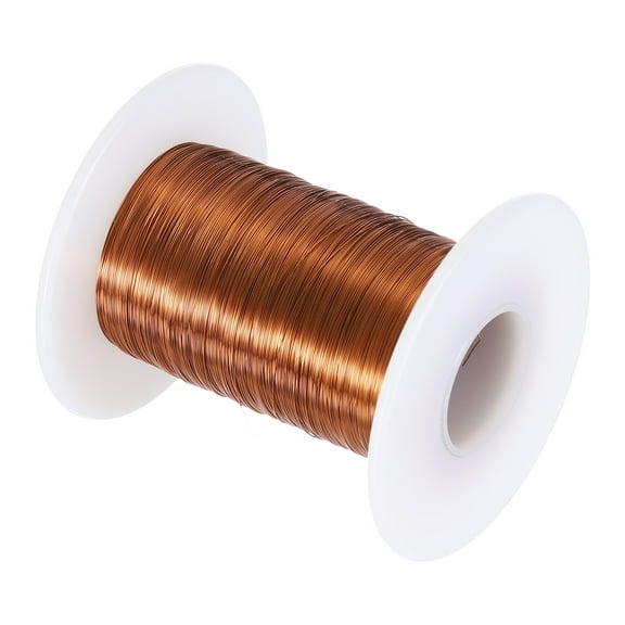 0.19mm Magnet Wire 1280ft Enameled Copper Wire Enameled Magnet Winding Wire Coil 100g 130C for Transformers