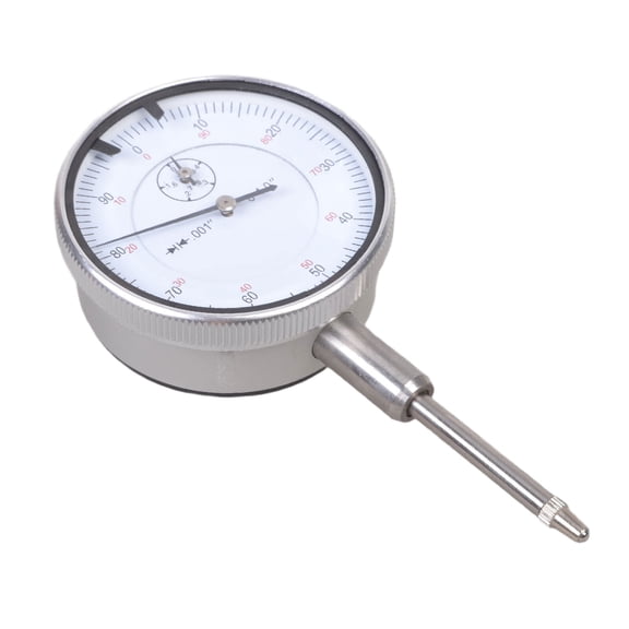0-1Inch Precisions Dials Indicators with 0.001Inch Accuracy Steel Construction Large Dials for Easy Reading