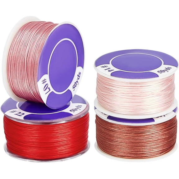 0.1mm Nylon Seed Bead Thread 200 Yards Pink Series Bracelet Cord Beading Thread Sewing String Nylon String for DIY Beading Earring Necklace Jewelry Making Leather Stitching 4 Rolls