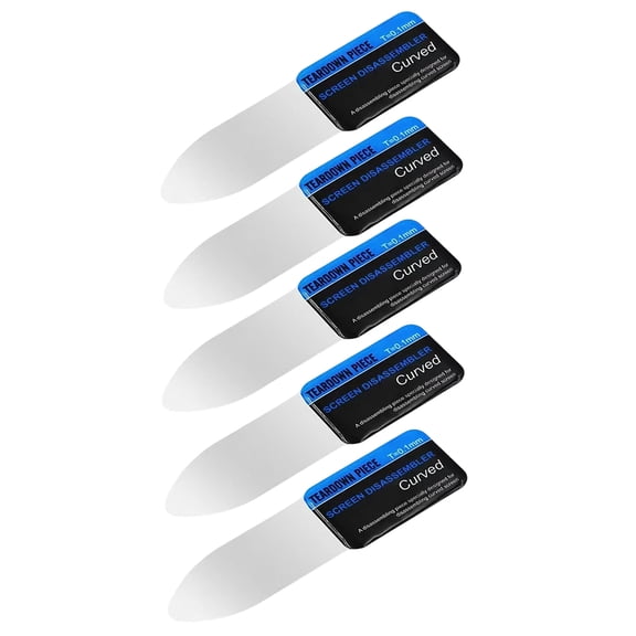 0.1mm Thin Flexible Metal Spudger Curved Screen Pry Opening Tool for Phone Laptop Screen Repair Tools Enduring