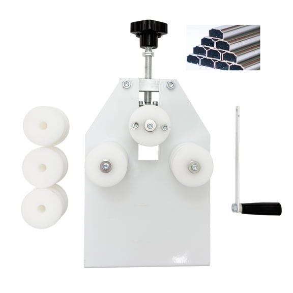 0.2"-0.6" Hand-Cranked Aluminum Strip Rolling Winding Machine with Nylon Material Mold