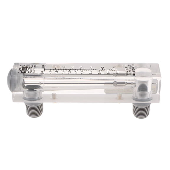 0.2-2GPM 1-7LPM Water Rotameter Panel Mount Type
