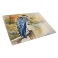 thumbnail image 1 of 0.2 x 15 x 12 in. Blue Heron Glass Cutting Board, Large, 1 of 1