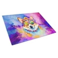 thumbnail image 1 of 0.2 x 15 x 12 in. Corgi Hippie Dawg Glass Cutting Board, Large, 1 of 1