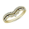 thumbnail image 1 of 0.20 Carat Excellent Round Cut Real Diamond New Design Band for Wedding and Engagement Solid 14K Yellow Gold Size 11, 1 of 7