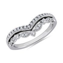 0.20 Carat Excellent Round Cut Real Diamond Stunning Eternity Band for Wedding Solid 950 Platinum Size 7