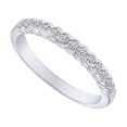 thumbnail image 1 of AFFY 0.20 Carat Round Shape White Natural Diamond Unique Beautiful Engagement Ring 14K Solid White Gold Ring Size-9.5, 1 of 2