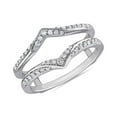 thumbnail image 1 of 0.20 Ct VS1 Clarity Round Cut Genuine Diamond Wonderful Eternity Band for Bride in Solid 18K White Gold Size 10.5, 1 of 7