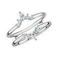 thumbnail image 1 of 0.20 Ct VS1 Clarity Round Cut Genuine Diamond Wonderful Eternity Band for Bride in Solid 18K White Gold Size 10.5, 1 of 7