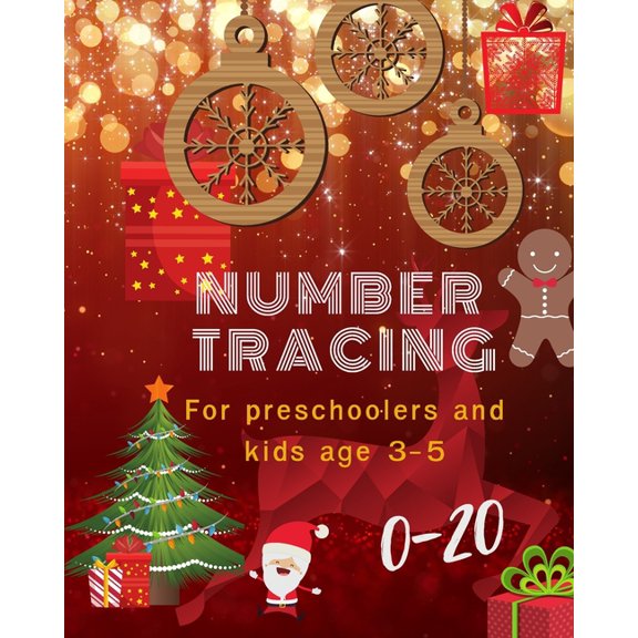 0-20 Number tracing for Preschoolers and kids Ages 3-5: Book for preschoolers and kids ages 3-5 and kindergarten.100 pag, (Paperback)