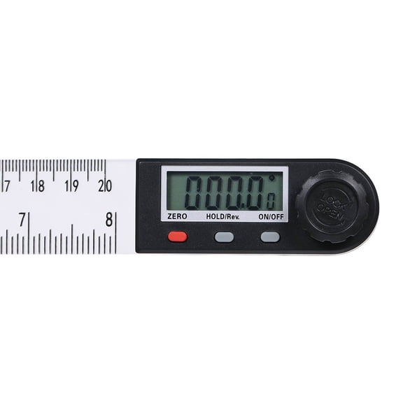 0-200mm Multifunctional Digital LCD Display Angle Ruler 360 Electronic Goniometer Protractor Measuring Tool With Hold And Zeroing Function