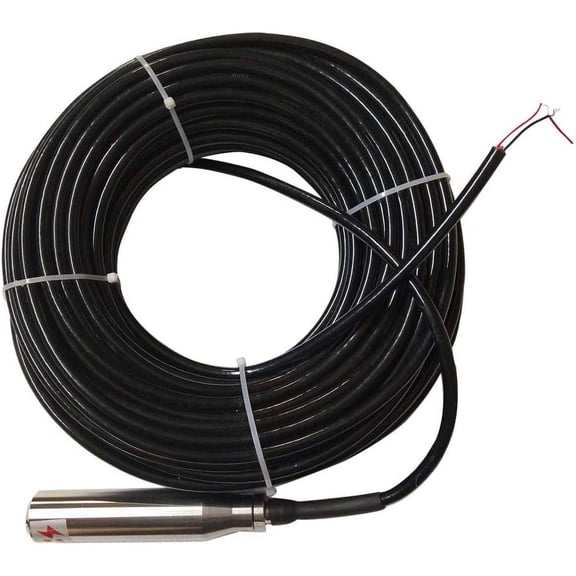 0-20M Pressure Range 4-20mA Smart Water Level Sensor Submersible Liquid Level Transmitter Water Level Sensor Pressure Transducer 24-32VDC Power Supply