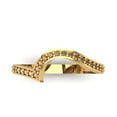 thumbnail image 1 of 0.21 ct Brilliant Round Cut Simulated Champagne 14k Yellow Gold Stackable Band SZ 6.75, 1 of 6