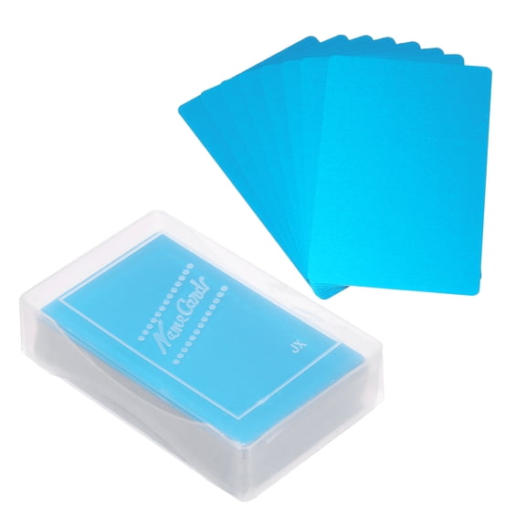 0.21mm Metal Business Cards, 180 Pack Blank Name Card Laser Engraving Aluminum for DIY Gift Cards, Green