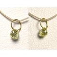 thumbnail image 1 of 0.22cts Natural Canary 3x2.5x2mm Diamond 18K Gold Pendant | 1 Bead |, 1 of 3