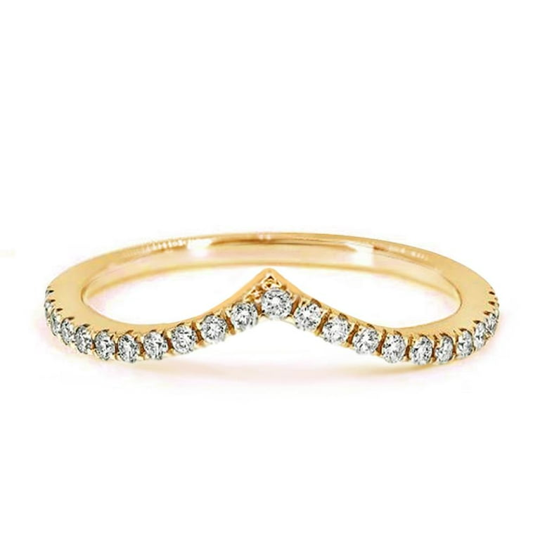 Chevron hotsell rings stackable