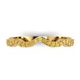 thumbnail image 1 of 0.23 ctw Wedding Band for Women - 14K Yellow Gold Natural Citrine Stackable Eternity Ring, 1 of 6
