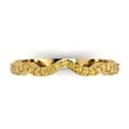 thumbnail image 1 of 0.23 ctw Wedding Band for Women - 18K Yellow Gold Simulated Yellow Diamond Stackable Eternity Ring, 1 of 6