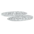 thumbnail image 1 of 0.235 ctw Wedding Band for Women - 14K White Gold Moissanite Stackable Eternity Ring, 1 of 4