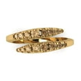 thumbnail image 1 of 0.235 ctw Wedding Band for Women - 14K Yellow Gold Simulated Champagne Diamond Stackable Eternity Ring, 1 of 6