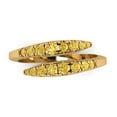 thumbnail image 1 of 0.235 ctw Wedding Band for Women - 18K Yellow Gold Natural Citrine Stackable Eternity Ring, 1 of 6