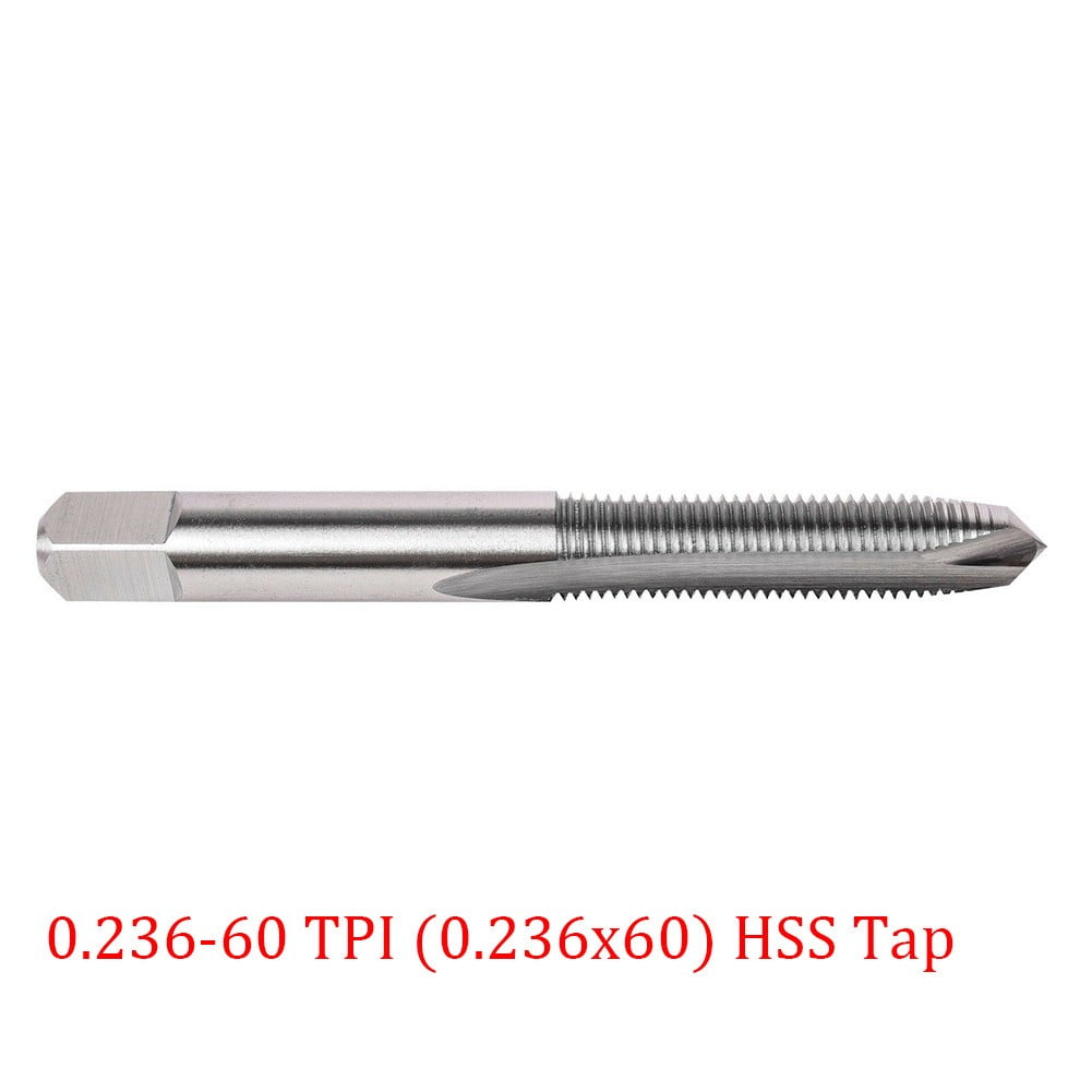 0.236-60 Tpi (0.236X60) Hss Tap with Case - 1911 Grip 0.236-60 Tpi (0.236X60) Hss Tap with Case - 1911 Grip