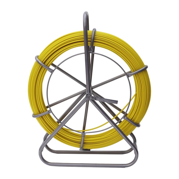0.24'' Fish Tape Fiberglass Wire Cable Running Rod Duct Rodder Fishtape Puller 426.51FT