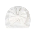 thumbnail image 1 of 0-24 Months Newborn Girls' Hats Cotton and Linen Cap Infant Big Bow Hat Baby Shower White 0-1 Years, 1 of 2