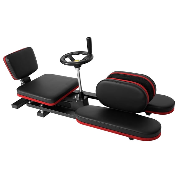 0-240° Adjustable Leg Stretcher, 500 LBS Heavy Duty Steel Frame Equipment Splits Machine, 360°Rotating Hand Wheel, Leg Stretching Training Machine for Home Gym Split Machine Training Fitness