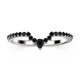 thumbnail image 1 of 0.24ct black diamond moissanite 10k White Gold Wedding Band, 1 of 4