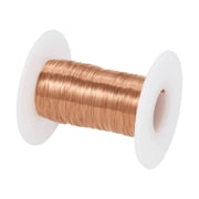 0.24mm Magnet Wire 406.8ft Enameled Magnet Winding Copper Wire 50g,Brown